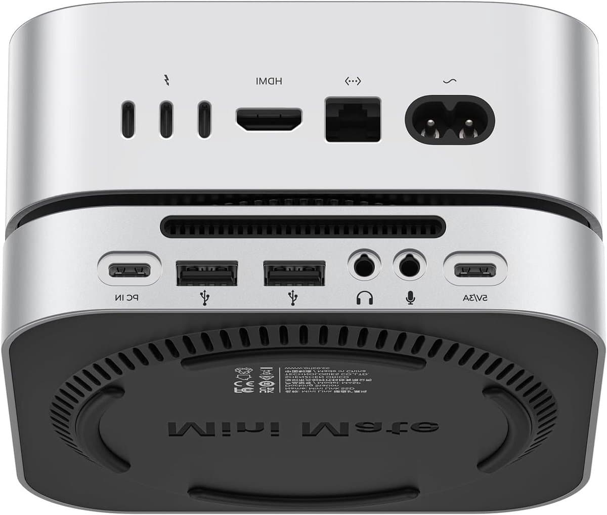 Externe SSD - Draagbare Opslag - Snelle Data Transfer - 40Gbps Snelheid - 512GB - Zilver — afbeelding 1