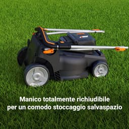 Accugrasmaaier - Elektrische maaier - Gazon Onderhoud - Intellicut Technologie - 41cm Maaibreedte - Zwart Oranje — thumbnail 5