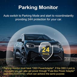 Box Power Adapter for mangoal Dash Cams, Upgrade Parking Monitoring, Hardwire Wire Kit Accessories(2.5 Meter, Applicable to Vehicle Other Than Mercedes Benz) — thumbnail 4
