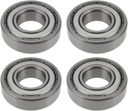 Dailygoods- Wiellager 1-1/8" x 1/2" x 5/16" - 4 Stuks - Vervanging 52-2450 - Compatibel met Toro 21" Maaiers - Metalen Afdichting - Slijtvast - Lager — thumbnail 1
