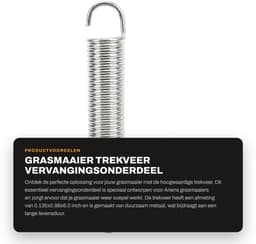 Dailygoods- Trekveer 08320300 - Metalen Trekveer - Vervanging voor Ariens/Gravely Grasmaaier - Duurzaam - 0.135x0.98x6.0 inch - Uitstekende prestaties - Grasmaaieronderdeel — thumbnail 1