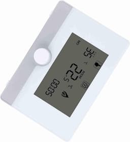 Programmeerbare Thermostaat - Intelligente Regelaar - Comfort Verwarmen - Groot LCD Display - 7 Dagen - Wit — thumbnail 1