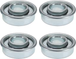 Dailygoods- Maaierslagers 4 Stuks - Buitendiameter 28,6 mm - Binnendiameter 12,2 mm - Dikte 9,8 mm - Staal - Geschikt voor grasmaaiers - Wiellagers — thumbnail 1