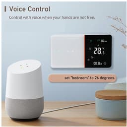 Digitale thermostaat - Slimme regelaar - Verwarming regelen - Wifi bediening - 95-240V AC - Wit — thumbnail 5
