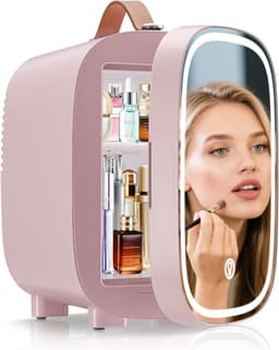 SP® Mini Koelkast - 4L Capaciteit - Minibar - Skincare Koelkast - Roze - 29cm x 21cm x 30cm — thumbnail 1