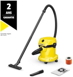 Kärcher WD 2 Plus V-12/4/18 Nat-en Droogzuiger - 1000 W - 12 liter - Schuimfilter - Stofzuiger geschikt voor auto - garage — thumbnail 1