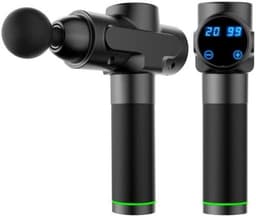 Massagers Massage Gun, Deep Tissue Muscle Massage Gun LCD Display, Portable Handheld Electric Percussion Sports Massager Gun with 6 Massage Heads, for Muscle Pain Relief — thumbnail 5