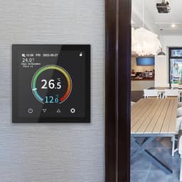 Slimme Thermostaat - Verwarming Regelaar - Energie Besparen - IPS Kleurenscherm - 0.5°C Nauwkeurig - Wit — thumbnail 3