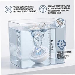 Mini Vaatwasser - Draagbare Reiniger - Snel Afwassen - Krachtige Golf Reiniging - Compact Ontwerp - Blauw — thumbnail 3
