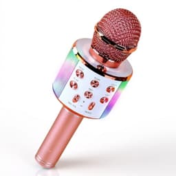 Karaoke Microfoon - Draadloos - Bluetooth - AUX-Compatibel - LED-Verlichting — thumbnail 1