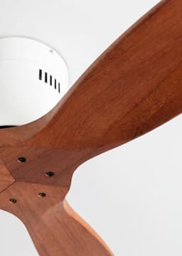 CREATE - Plafondventilator 40W silent (Ø112cm) 100% hout - Geen licht LED - Controller voor wandmontage + afstandsbediening - WIND CALM NATURAL WOOD — thumbnail 5
