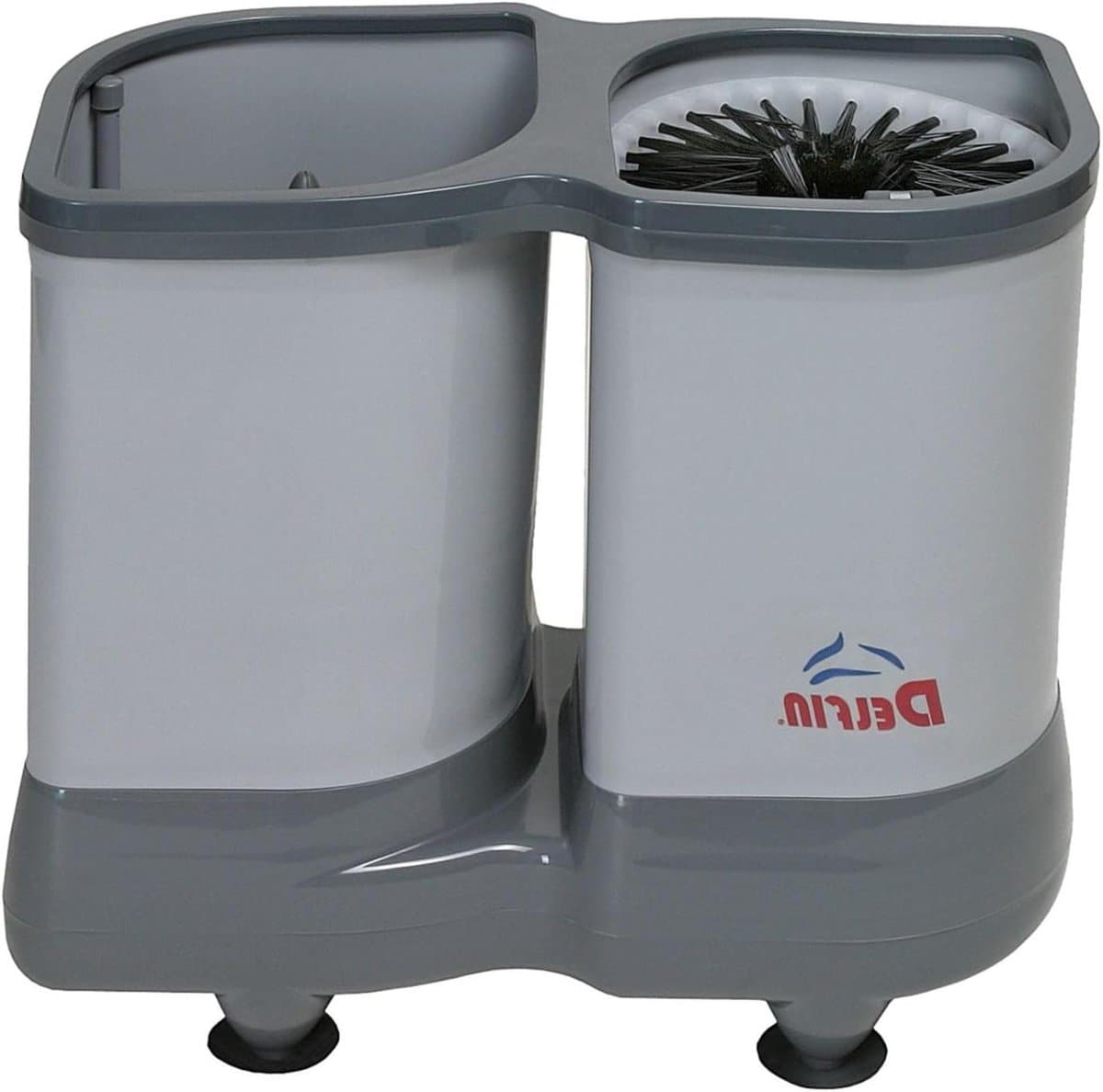 Glazenspoeler - Glazenwasmachine - Snel glazen spoelen - Compact formaat - Tot 20 cm diep - Zilver — afbeelding 1