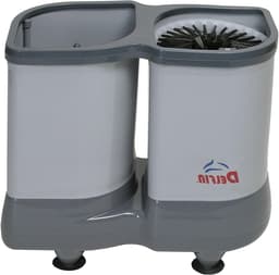 Glazenspoeler - Glazenwasmachine - Snel glazen spoelen - Compact formaat - Tot 20 cm diep - Zilver — thumbnail 1