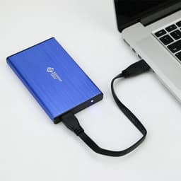 Externe Harde Schijf - Draagbare Opslag - Bestanden Opslaan - Super Snelle Snelheid - 320GB - Blauw — thumbnail 5