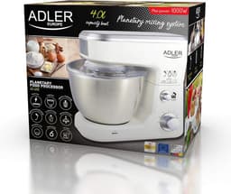 Keukenmachine - Mixer Robot - Bakken en Koken - Planetair Systeem - 4 Liter Kom - Wit — thumbnail 4