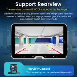 HexinexMarket Quad-Core 1DIN Autoradio Geschikt voor VW AUDI BMW BENZ Peugeot FIAT DUCATO enz - Draadloos CarPlay, Android Auto, GPS Navi, 360° rotatie, multimediaspeler, 4GB+64GB — thumbnail 2