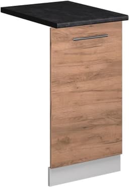 Vaatwasserpaneel 45 cm Inbouw Afwasmachine Front Antraciet Eiken Look — thumbnail 1