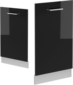 Vaatwasser Inbouwpaneel 45 cm Zwart Hoogglans Keukenapparatuur — thumbnail 4