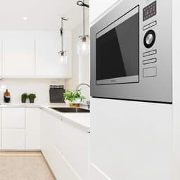 Inbouwmagnetron Digitaal - Keukenoven Compact - Snel Koken - 8 Voorgeprogrammeerde Menu's - 20 Liter Inhoud - Staal Groen — thumbnail 2