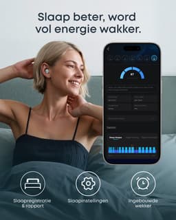 soundcore Sleep A30 Slaapkoptelefoon by Anker - AI Snurkdetectie - Oordopjes Slapen - Perfect voor Zijslapers - Noise Cancelling - 45U Batterij — thumbnail 3