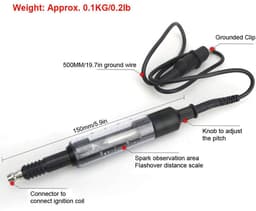 Dailygoods- Bougietester Verstelbaar - Diagnosedetector - Ontstekingssysteem - Motorreparatie - Gereedschap - Voor Grasmaaier - Motordiagnosetester — thumbnail 3