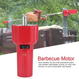 OmGoods - Dailygoody Barbecue Motor - Grill Rotator - Duurzaam en Robuust - Rood - Barbecue Rotator Motor - Ideaal voor Grillen en Picknicken - 4,2 RPM — thumbnail 4