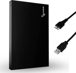 Externe Harde Schijf - Draagbare Opslag - Gegevens Back-uppen - Plug and Play - 250GB - Zwart — thumbnail 1