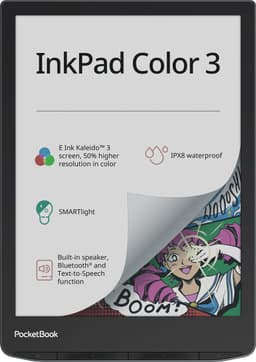 PocketBook InkPad Color 3 e-reader – 7.8 inch – 32 GB – waterdicht + Comic Flip Cover – voordeelbundel — thumbnail 3