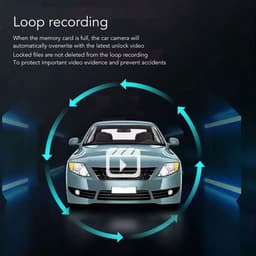 Allecto - Full HD Dashcam - 360 Graden Draaibare Lens - 3,16 Inch Scherm - Bewegingsdetectie - Achteruitrijzicht - Voor Auto - Zwarte kleur — thumbnail 5