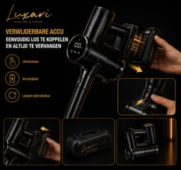 Luxari S1000 PRO - Steelstofzuiger Draadloos - Afneembare Accu - 4 Filters - 4 Opzetstukken - Stofzuiger Draadloos - Zonder Zak - Snoerloze Stofzuiger - Kruimeldief - Vacuum Cleaner - Draadloze Stofzuiger - Accu Stofzuiger — thumbnail 3