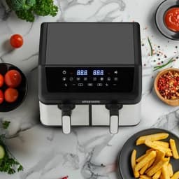 Heteluchtfriteuse - Airfryer XL - Gezond Frituren - Grote Capaciteit - 43x44x34cm - Meerkleurig — thumbnail 3