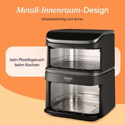 Heteluchtfriteuse met 2 Kamers en Grote Inhoud — thumbnail 2