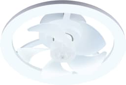 Fantiluxe - Selma - Plafondventilator met verlichting - Wit - Ø40cm - Afstandsbediening - Met lamp - Plafond ventilator - Slaapkamer — thumbnail 2