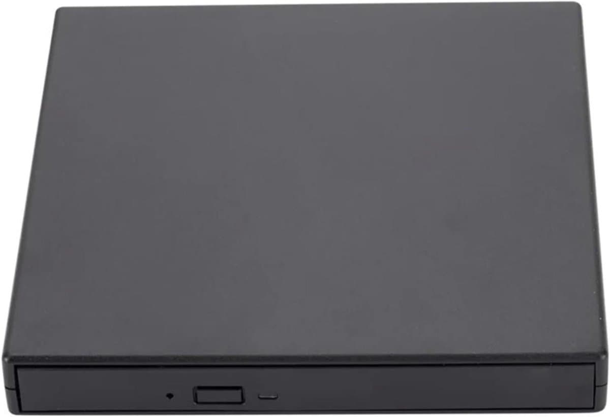 Externe DVD CD Brander - Schrijver Lezer - Data Opslag - Snelle USB Verbinding - Compact Formaat - Zwart — afbeelding 1