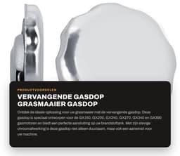 Dailygoods- Gasdop Vervangend - Hoogwaardig Metaal - Geschikt voor GX160/GX200/GX240/GX270/GX340/GX390 - Stevig en Duurzaam - Eenvoudig te Installeren - Perfecte Match voor Originele Uitrusting - Brandstoftankdop — thumbnail 2