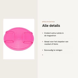 Dailygoods- Kookrek Multifunctioneel - Opvouwbaar - Antislip - Gelaagd - Kunststof - Voor Magnetron en Koelkast - Stoomrek — thumbnail 3