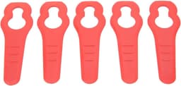 Vervangingsmessen - Grasmessen trimmer - Efficiënt wieden - Duurzaam ABS-plastic - 50 stuks - Rood — thumbnail 1