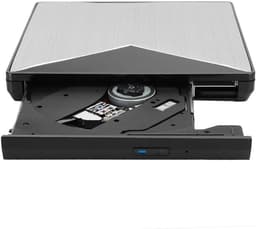 Externe CD/DVD Drive - Draagbare Optische Drive - Bestanden Lezen - Aluminium Legering - 23 x 17 x 3 cm — thumbnail 4