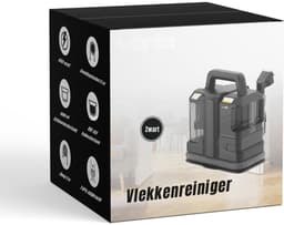 KAD® Vlekkenreiniger - Vlekkenreiniger voor Bank & Tapijt - Krachtige Tapijtreiniger Machine - Zwart - 30cm x 26cm x 16cm — thumbnail 3