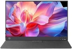 Draagbare Externe Monitor - Uitbreidingsscherm Laptop - Productief Werken - Full HD IPS Scherm - 161 inch - Zilver — thumbnail 1