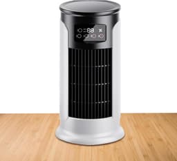 Airco Ventilator - Persoonlijke Koeler - Ruimte Verkoeling - Stille Werking - 300ml Tank - Wit — thumbnail 1