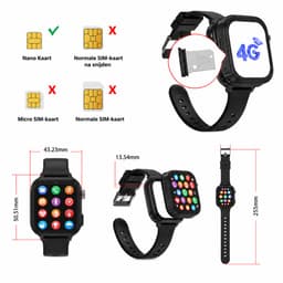 Vashoy T53-Kinderhorloge-Nieuwe smartwatches voor kinderen met GPS-videogesprek-SOS-Leermodus-App om te downloaden-Cadeaus voor kinderen van 5 tot 16 jaar — thumbnail 4