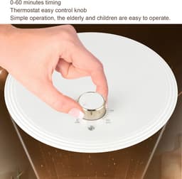 Elektrische Luchtfriteuse - Olievrije Oven - Grote Maaltijden - 360 Graden Warmte - 6L Capaciteit - Zwart — thumbnail 5