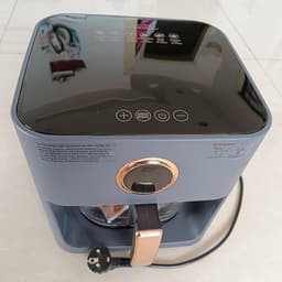 Airfryer Oven - Heteluchtfriteuse - Gezond Koken - Spraakbesturing - 4 Liter - Blauw — thumbnail 1