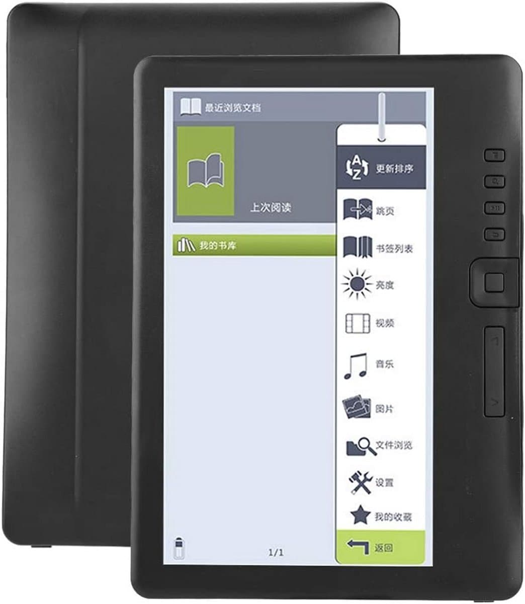 Socobeta E-book, Digital Reader, E-Reader, Portable Reading Book to Reduce Reading Fatigue When Reading Children (4G RAM, Black) — afbeelding 1