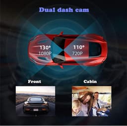 Dual Dash Cam Voor en Achter Camera, 1080P HD Auto Camera Rijden Recorder met 3IN Screen Parking Monitor Loop Opname G-Sensor Nachtzicht Dashboard Camera — thumbnail 5