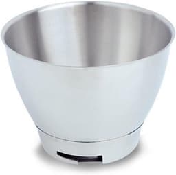 Roestvrijstalen Kom - Keukenmachine Kom - Bakken en Mixen - Duurzaam Materiaal - 43 Liter - Zilver — thumbnail 1