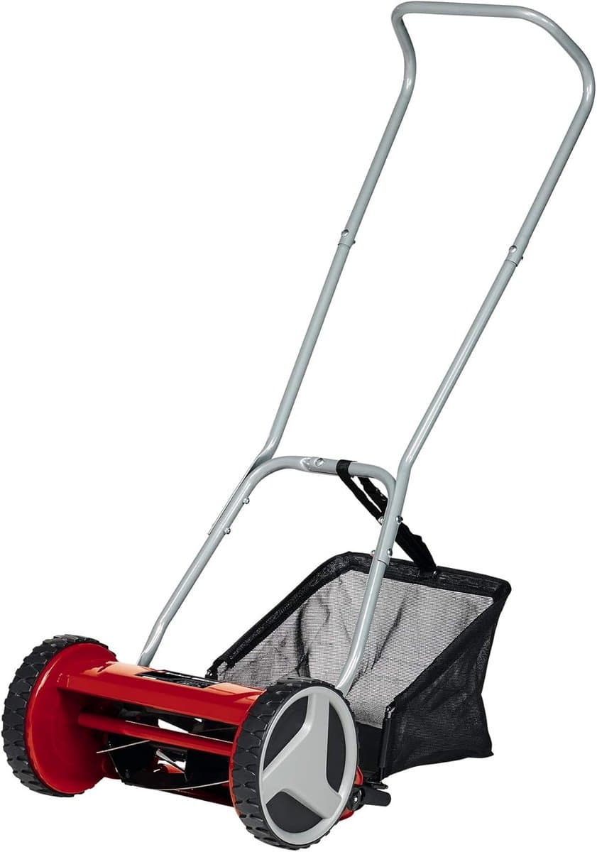 Handmaaier met Opvangbak – Stil en Milieuvriendelijk, 5 Stalen Messen, 30 cm Maaibreedte, 16L Grasopvangbak — afbeelding 1