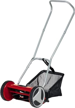 Handmaaier met Opvangbak – Stil en Milieuvriendelijk, 5 Stalen Messen, 30 cm Maaibreedte, 16L Grasopvangbak — thumbnail 1