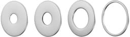 Trimmerkop van aluminiumlegering - met oranje nylonkoord — Inclusief 1 trimmerkop van aluminiumlegering, 43 nylonkoorden (30 cm, vierkant), 1 ronde sleutel en 4 ringen. — thumbnail 5